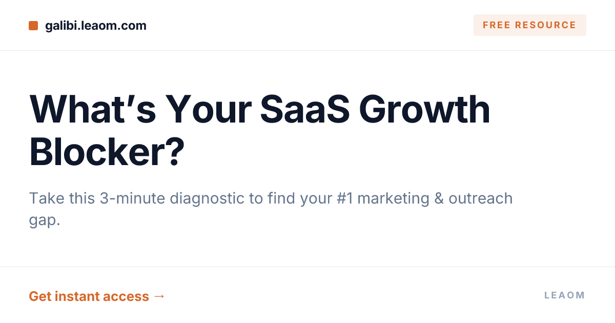 What’s Your SaaS Growth Blocker?